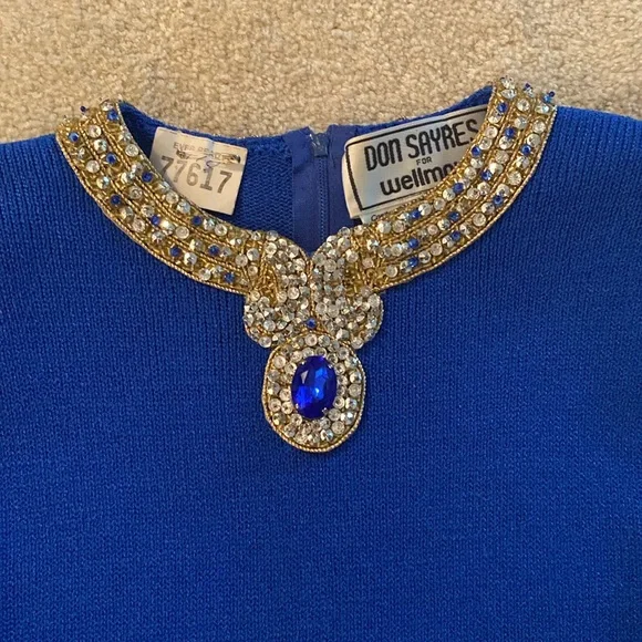 VINTAGE excellent condition. Don Sayres for Wellmore dress - Picture 15 of 16